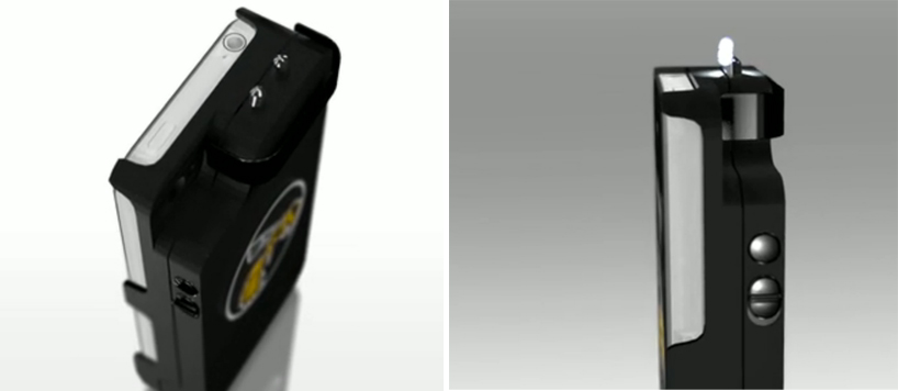 yellow jacket: stun gun case for iPhone
