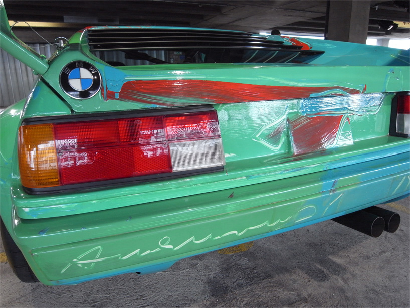 BMW art car collection at art drive! in london