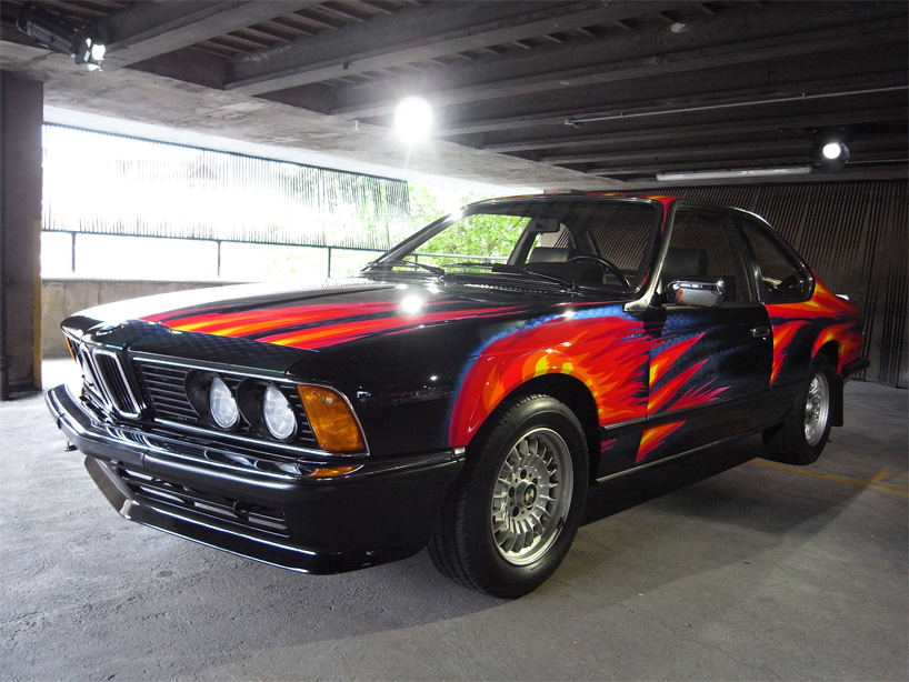 BMW art car collection at art drive! in london