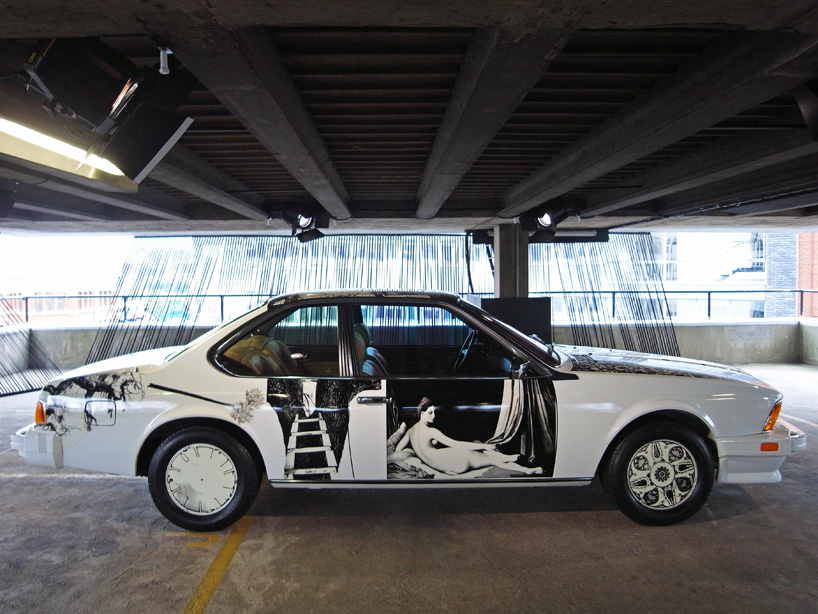 BMW art car collection at art drive! in london