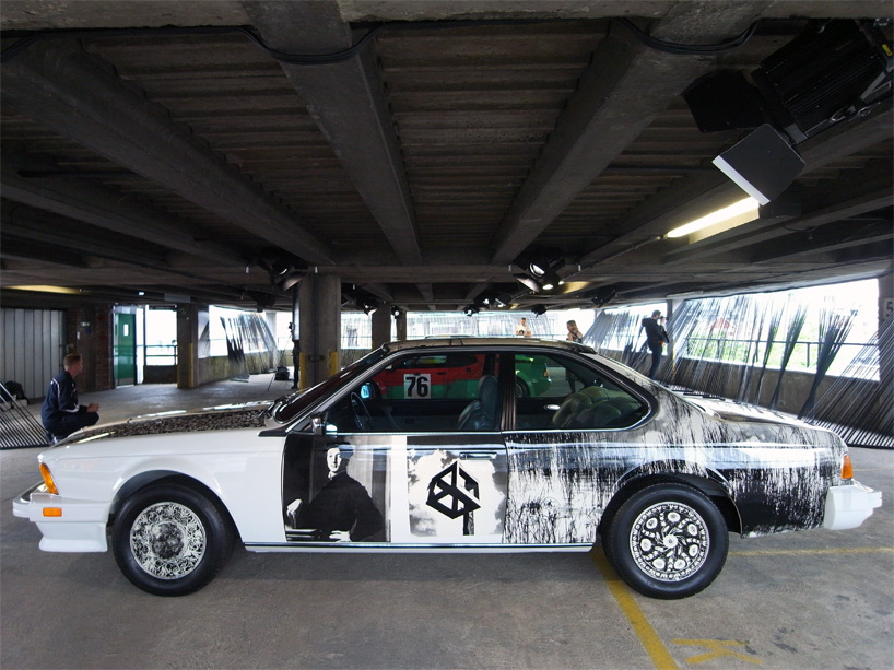BMW art car collection at art drive! in london