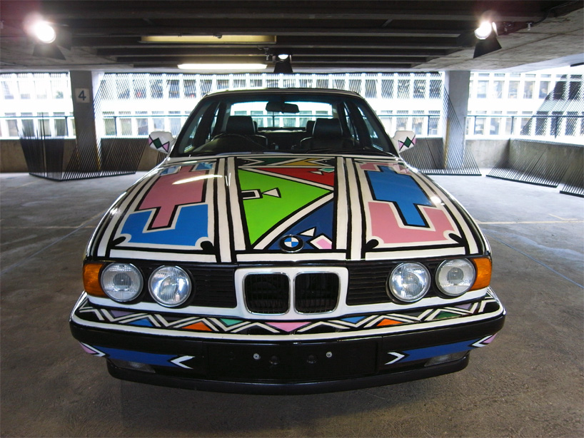 BMW art car collection at art drive! in london