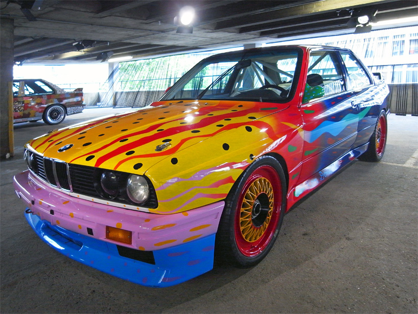 BMW art car collection at art drive! in london