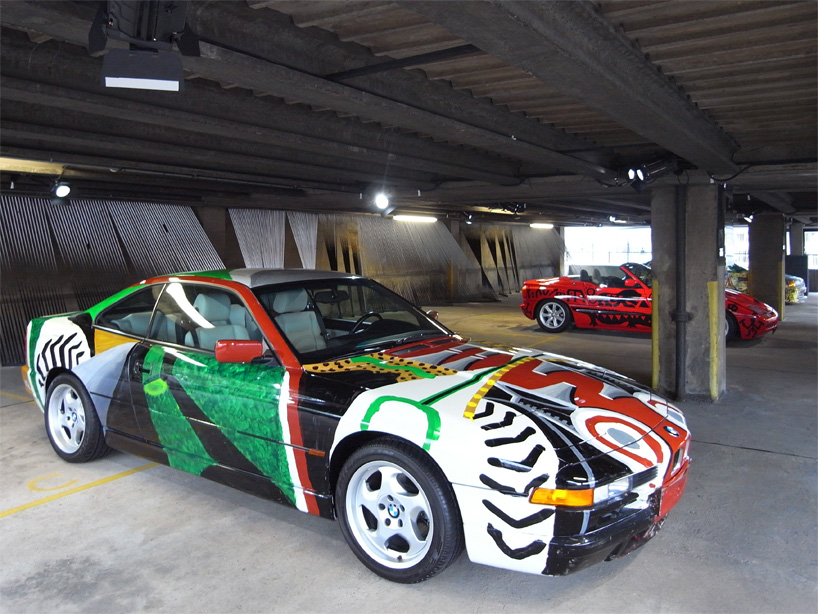 BMW art car collection at art drive! in london