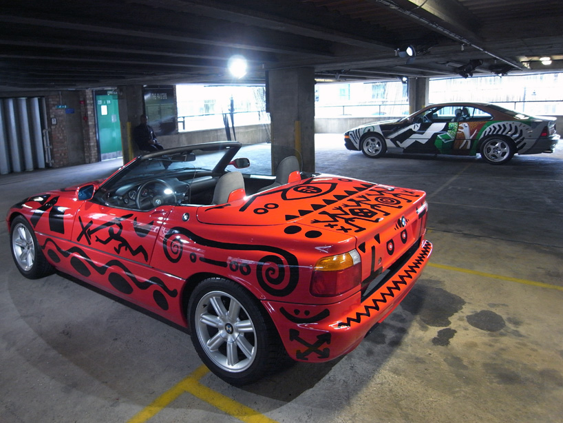 BMW art car collection at art drive! in london
