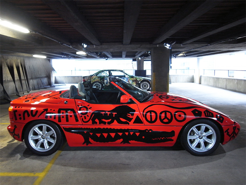 BMW art car collection at art drive! in london