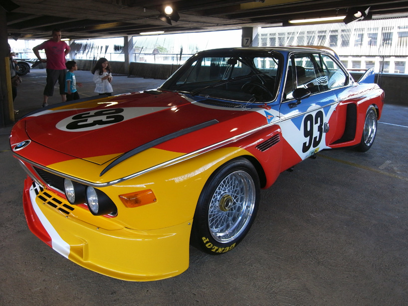 BMW art car collection at art drive! in london