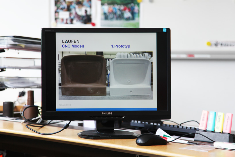 laufen factory visit design development designboom