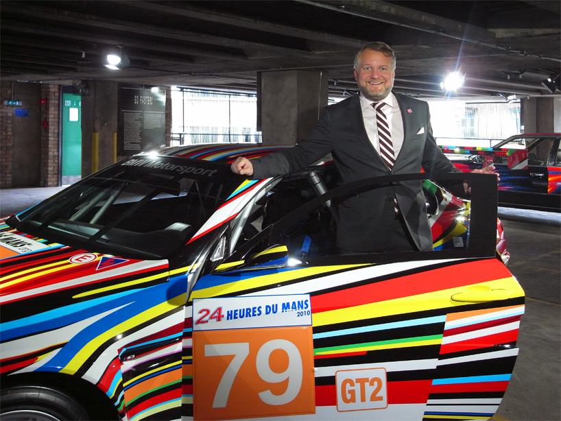 BMW art car collection at art drive! in london