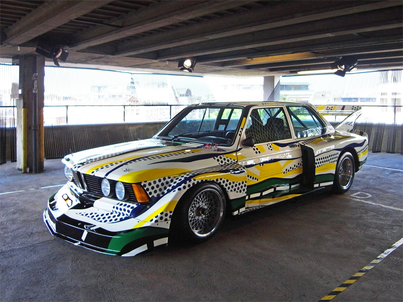 BMW art car collection at art drive! in london