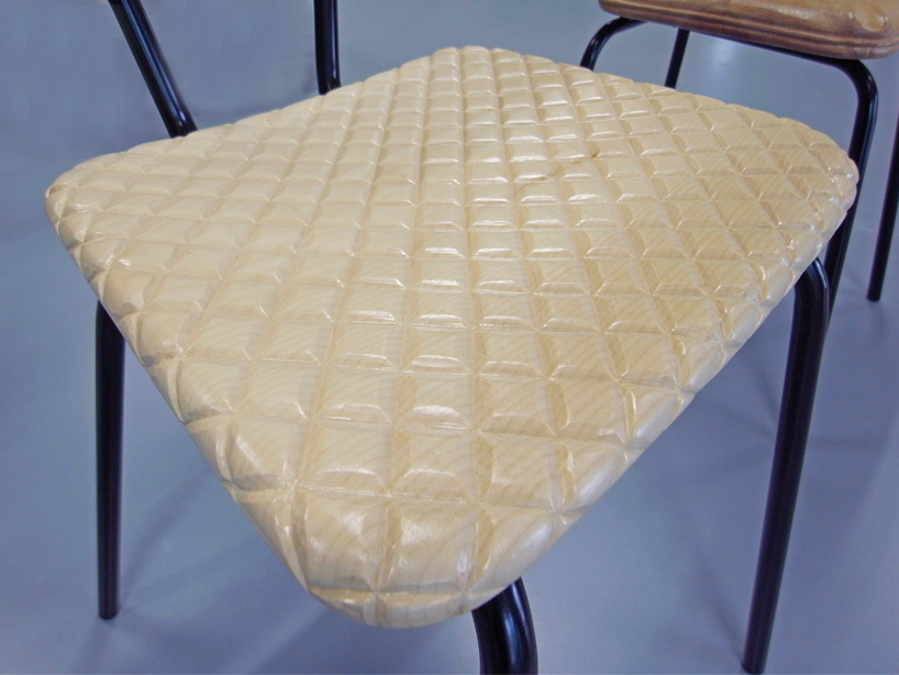 veronika wildgruber: softwood cushion chairs