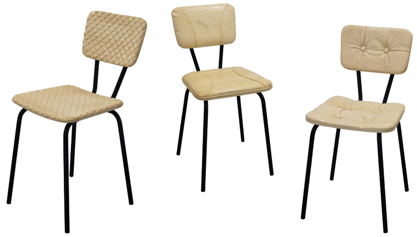 veronika wildgruber: softwood cushion chairs