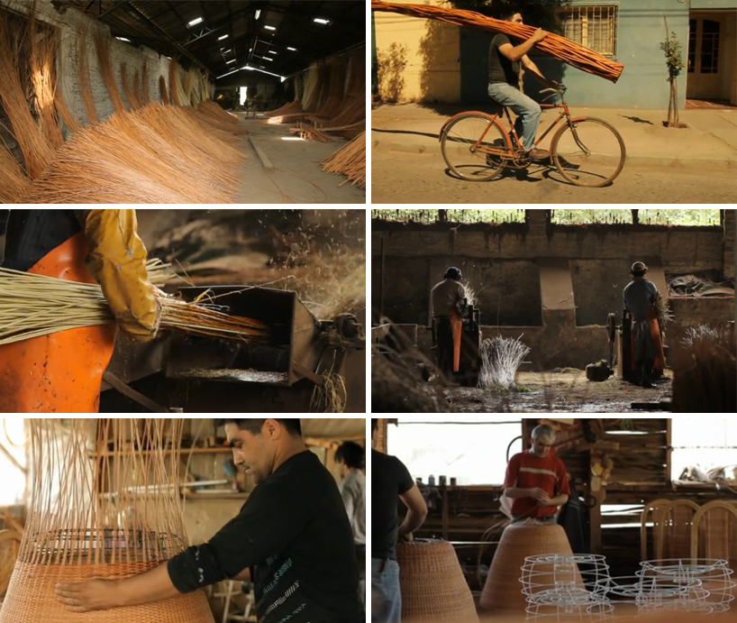 the andes house: wicker lamps