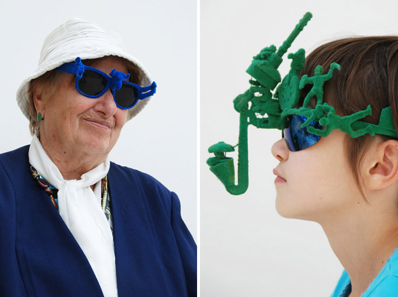 emilie voirin: custom sunglasses workshop at MUDAM luxembourg