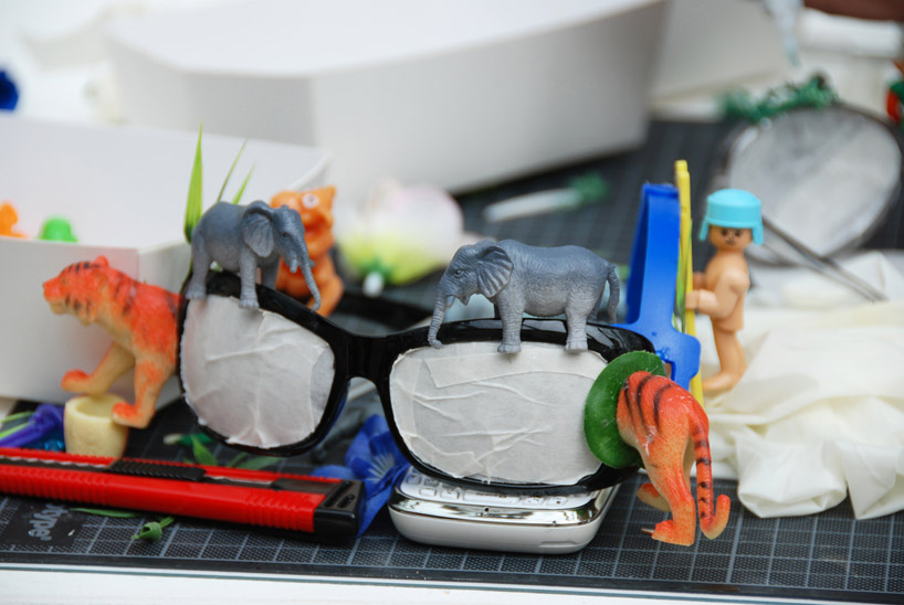 emilie voirin: custom sunglasses workshop at MUDAM luxembourg