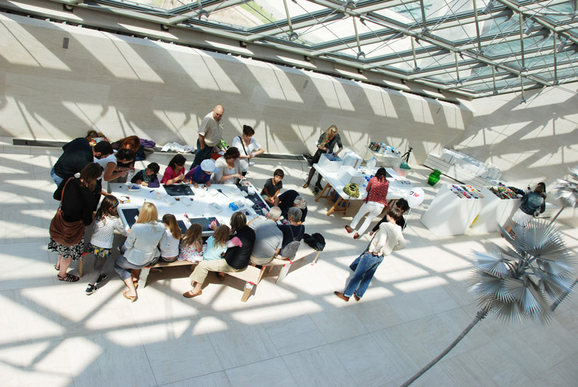 emilie voirin: custom sunglasses workshop at MUDAM luxembourg