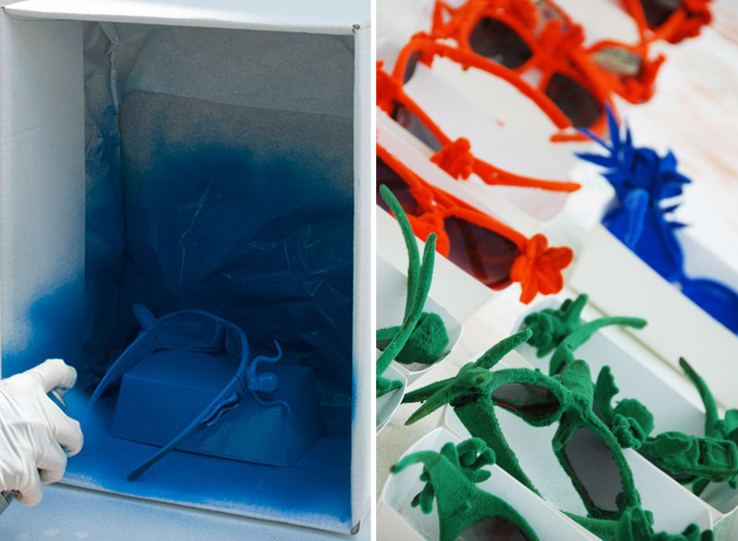 emilie voirin: custom sunglasses workshop at MUDAM luxembourg