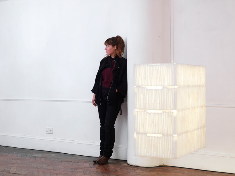 gisela stiegler: polystyrene lamps