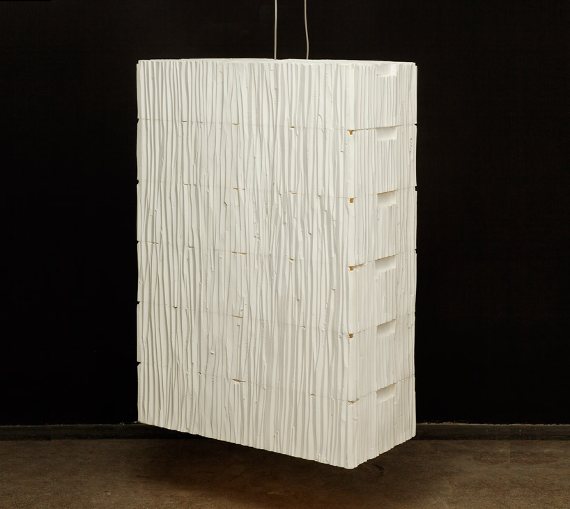 gisela stiegler: polystyrene lamps