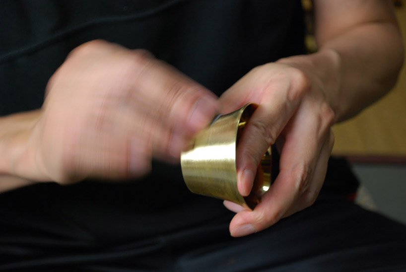 claesson koivisto rune: kin urushi candleholder for tohoku region earthquake