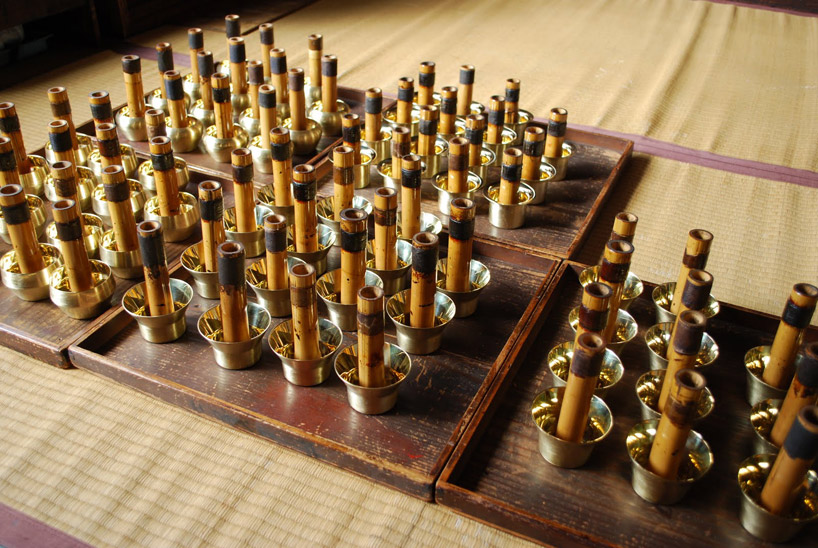 claesson koivisto rune: kin urushi candleholder for tohoku region earthquake