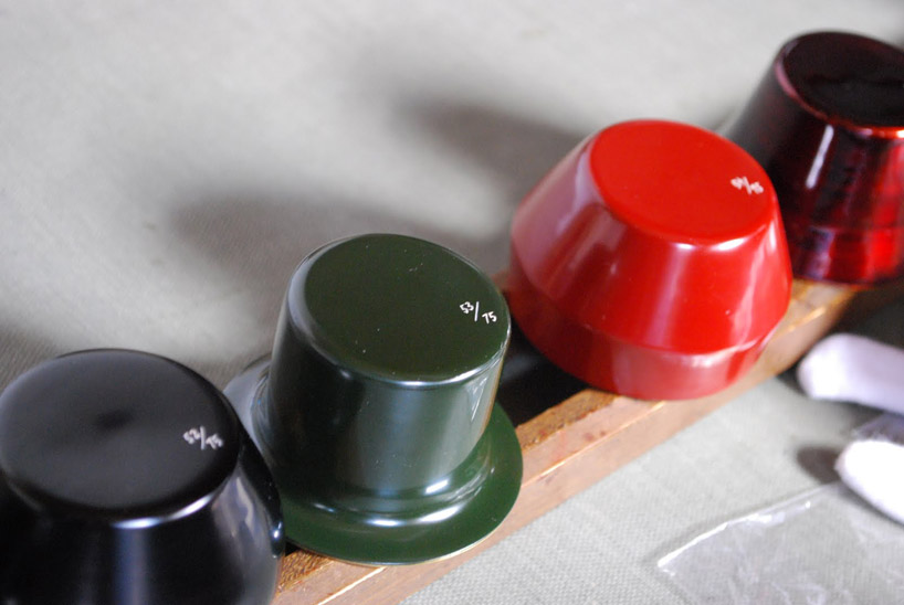 claesson koivisto rune: kin urushi candleholder for tohoku region earthquake