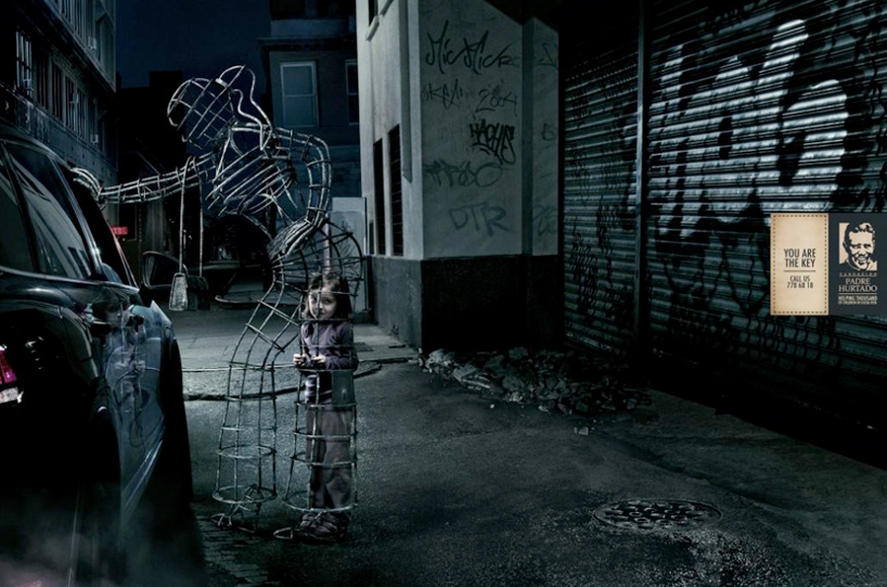 you are the key ad campaign for fundacion padre hurtado