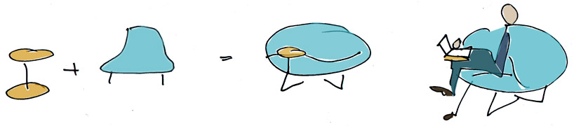 claesson koivisto rune: isola work chair for tacchini