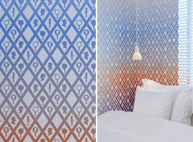 Paper Living Room Textured Wallpaper