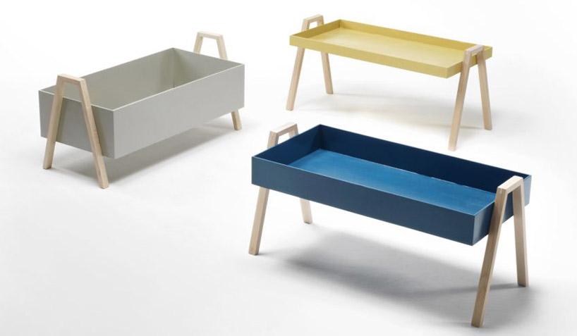 nathan yong: off cut shelf and stack containers for living divani
