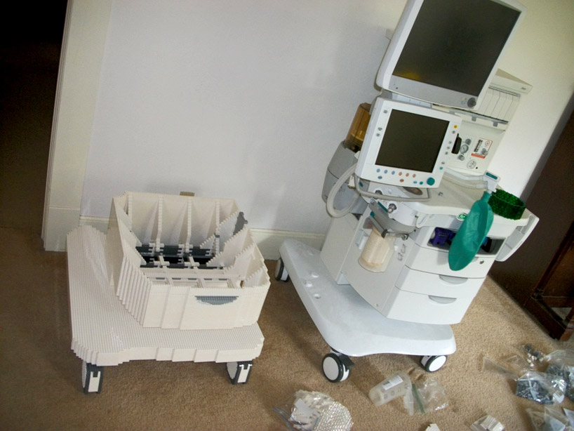 LEGO anesthesia machine by eric harshbarger