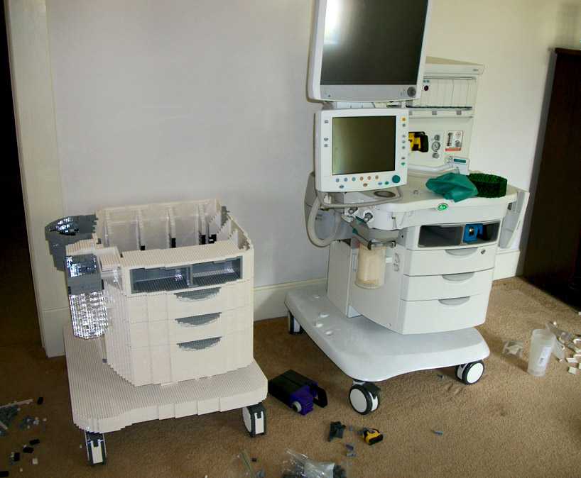 LEGO anesthesia machine by eric harshbarger