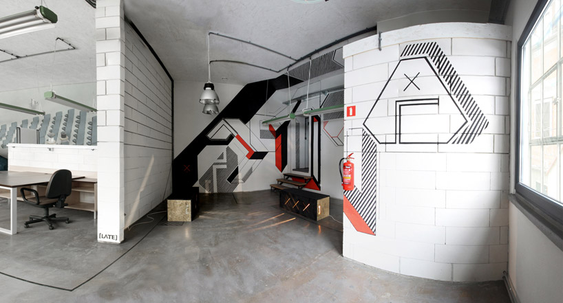 LATE architects: typographic installation