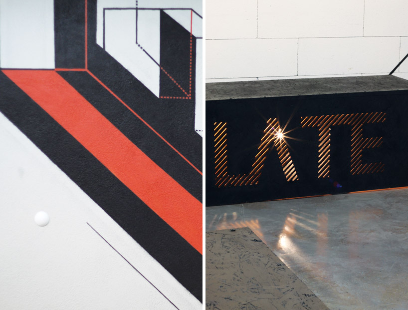 LATE architects: typographic installation