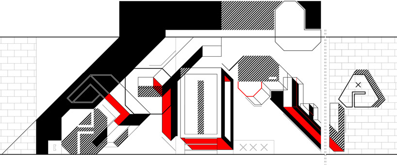 LATE architects: typographic installation