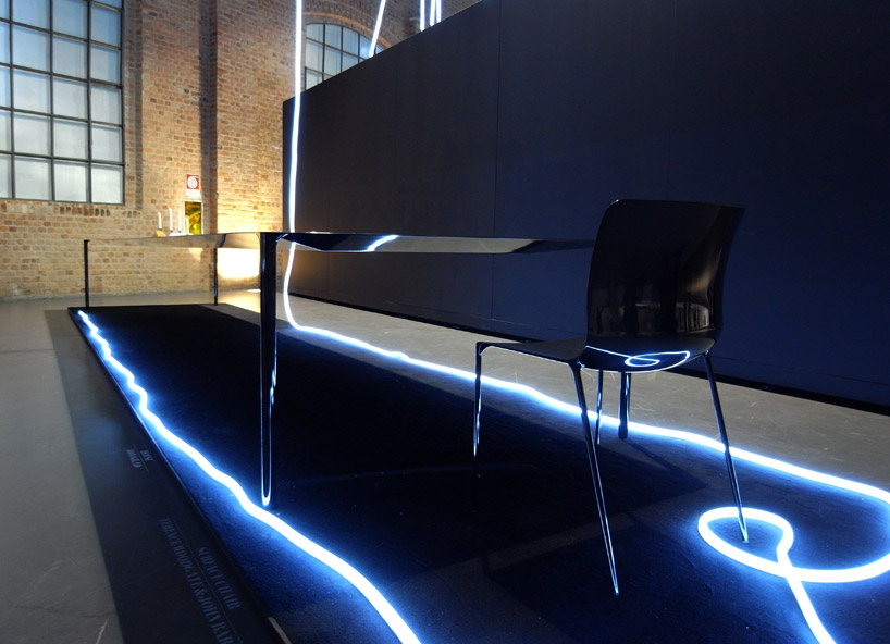 established and sons: six meter carbon fiber surface table