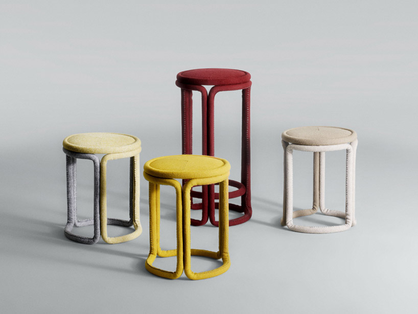 philippe malouin: hardie stools for kvadrat