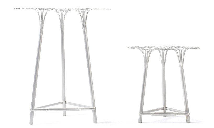 nendo: bamboo steel table for han gallery