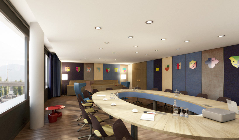 alfredo häberli design development completes 25hours hotel, zurich west