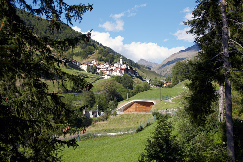 monovolume architecture: hydroelectric power plant punibach