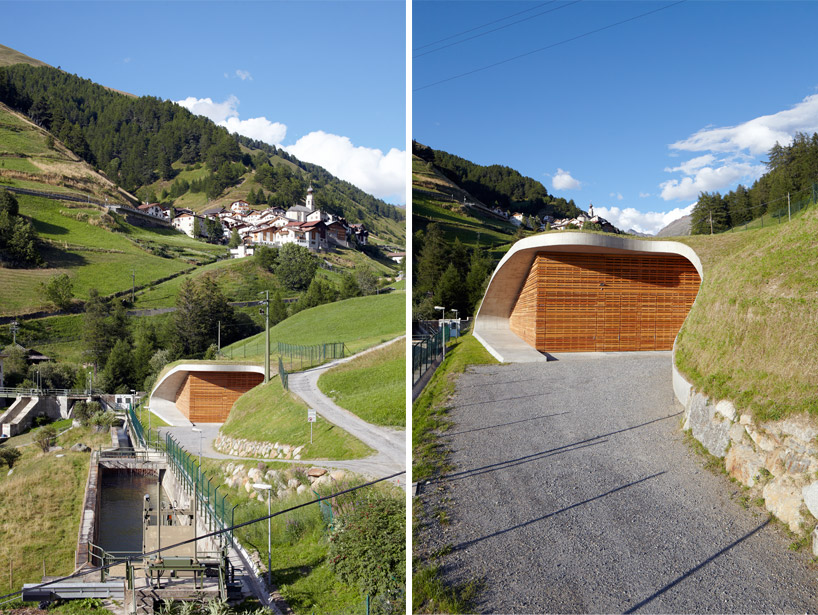 monovolume architecture: hydroelectric power plant punibach