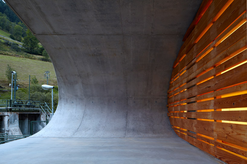 monovolume architecture: hydroelectric power plant punibach