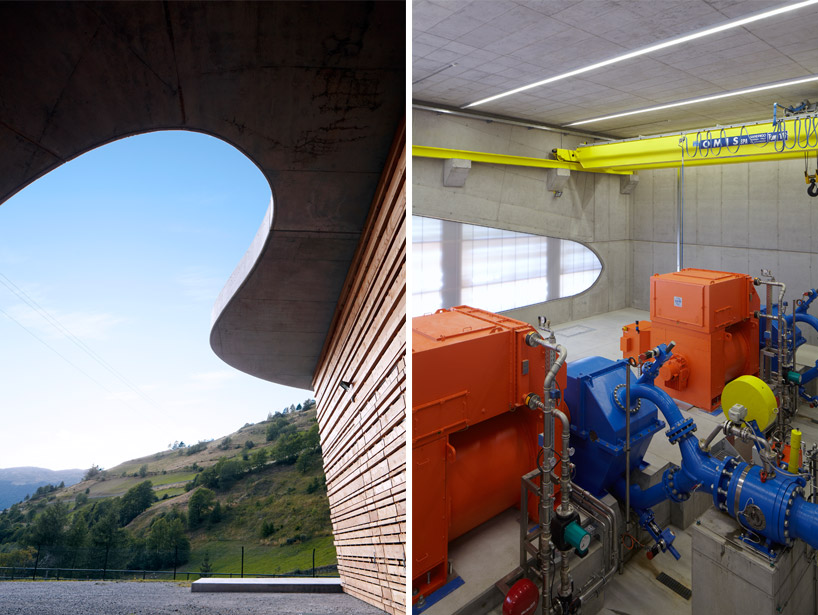 monovolume architecture: hydroelectric power plant punibach