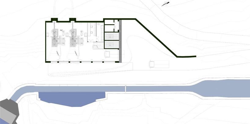 monovolume architecture: hydroelectric power plant punibach
