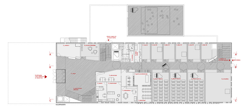 carlos arroyo arquitectos: academie MWD, belgium