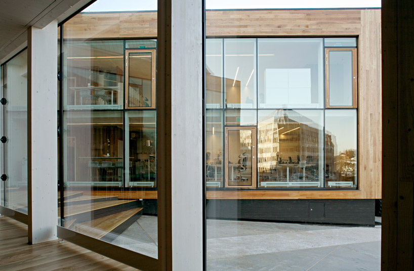 snøhetta: VM temporary pavilion welcomes world cup ski visitors