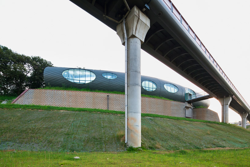 urban playground + yagatoo architects: heterojunctional barrier pavilion
