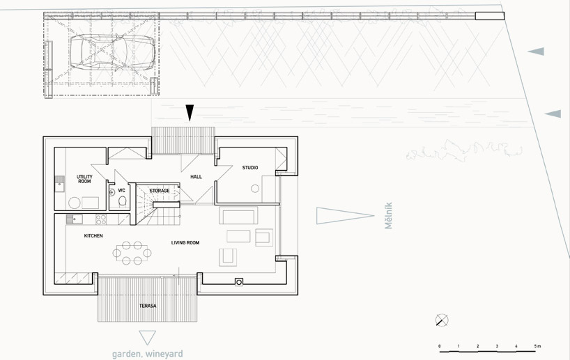 skutek architecture: melnik family house