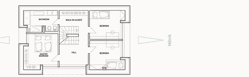 skutek architecture: melnik family house