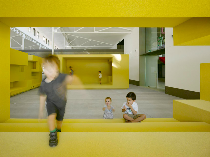 ensamble studio reanimates slaughterhouse in madrid as a cultural center